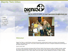 Tablet Screenshot of dignitytwincities.org
